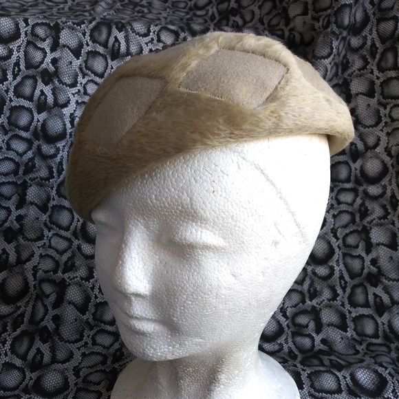 VTG 1950s Hattie Carnegie Hat Caplet Beret main image 4